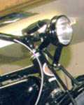 Headlamp from antique Evans motorbike